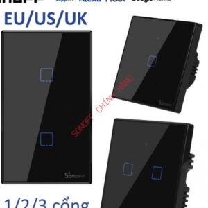 Công tắc WiFi RF cảm ứng Sonoff T3 1/2/3 cổng chuẩn EU/UK/US
