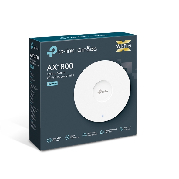 EAP610 AX1800 Wireless Dual Band Ceiling Mount Access Point