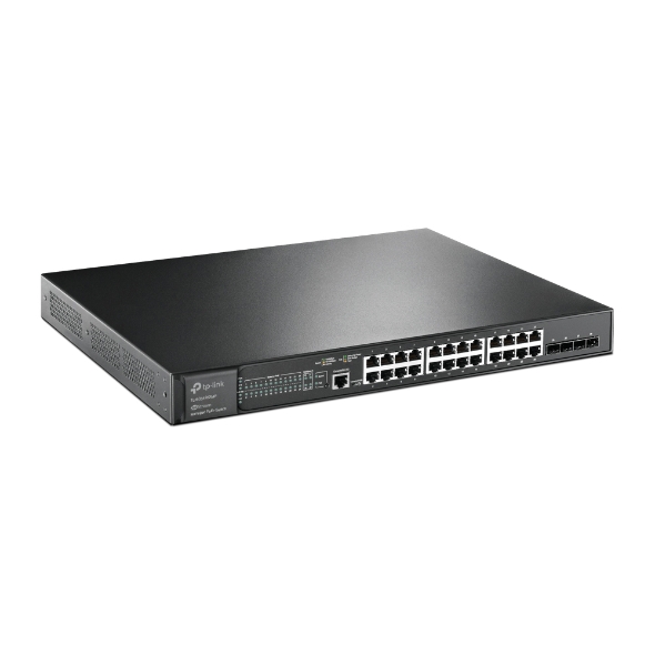 Switch TL-SG3428XMP JetStream 24-Port Gigabit and 4-Port 10GE SFP+ L2+ Managed Switch with 24-Port PoE+