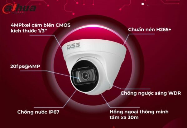 Camera IP hồng ngoại 4.0MP DAHUA DS2431RDIP-S2 (Copy)