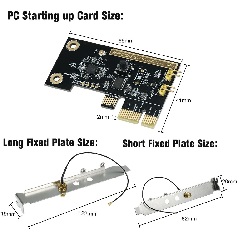 Card PCI WiFi thông minh tắt mở máy tính từ xa Sonoff EPCI