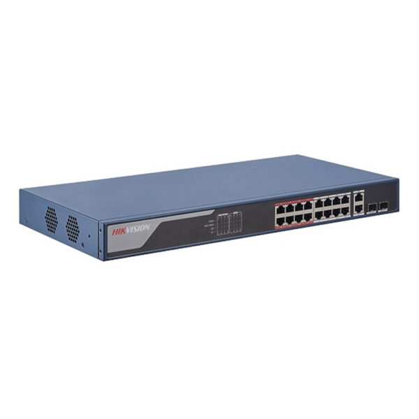 Switch POE 16 Port 100Mbps Fast Ethernet HIKVISION DS-3E1318P-EI